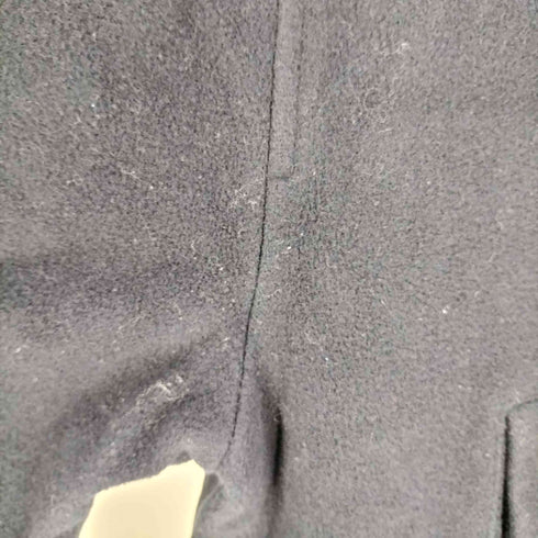 エルエルビーン L.L.Bean 80S USA製 Thinsulate 裏地チェック レザー切替 ウールコート メンズ import:L